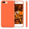 Husa pentru Apple iPhone 8 Plus / iPhone 7 Plus, Silicon, Portocaliu, 40842.29