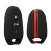 Husa Cheie Auto pentru Peugeot / Citroen - 3 Butoane - Keyless Go, Silicon, Negru, 45654.01