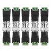 Set 10 Adaptoare conector BNC cu 5 x mascul 5 x femela, Kwmobile, Multicolor, Metal, 45685.01