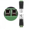 Set 10 Adaptoare conector BNC cu 5 x mascul 5 x femela, Kwmobile, Multicolor, Metal, 45685.01