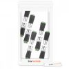 Set 10 Adaptoare conector BNC cu 5 x mascul 5 x femela, Kwmobile, Multicolor, Metal, 45685.01