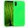 Husa pentru Apple iPhone X / iPhone XS, Silicon, Verde, 43940.44