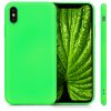 Husa pentru Apple iPhone X / iPhone XS, Silicon, Verde, 43940.44