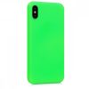 Husa pentru Apple iPhone X / iPhone XS, Silicon, Verde, 43940.44