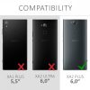 Husa pentru Sony Xperia XA2 Plus, Piele ecologica, Negru, 45821.01