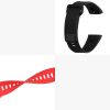 Set 2 Curele pentru Huawei Band 2 / Band 2 Pro, kwmobile, Silicon, Negru / Rosu, 43318.20