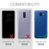 Husa pentru Samsung Galaxy A6 (2018), Piele ecologica, Negru, 45881.01