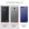 Husa pentru Huawei Y6 (2018), Piele ecologica, Albastru, 45923.02