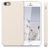 Husa pentru Apple iPhone 5 / iPhone 5s / iPhone SE, Silicon, Crem, 42766.16