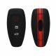 Husa Cheie Auto pentru Ford - 3 Butoane - Keyless Go, Silicon, Negru, 44708.03