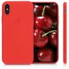 Husa pentru Apple iPhone X / iPhone XS, Silicon, Rosu, 43940.111