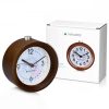 Ceas cu alarma analogic din lemn Snooze Retro, 46269.18.02