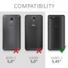 Husa pentru Wiko Harry 2, Piele ecologica, Negru, 46284.01