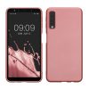 Husa pentru Samsung Galaxy A7 (2018), Silicon, Rose Gold, 46421.31