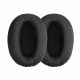 Set 2 Perne de urechi pentru casti Sony MDR-1000X/WH-1000XM2, Kwmobile, Negru, Piele ecologica, 46415.01