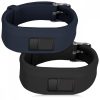 Set 2 Curele pentru Garmin Vivofit 3, kwmobile, Silicon, Albastru / Negru, 46621.01