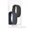 Set 2 Curele pentru Garmin Vivofit 3, kwmobile, Silicon, Albastru / Negru, 46621.01