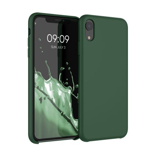 Husa pentru Apple iPhone XR, Silicon, Verde, 45910.80