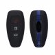 Husa Cheie Auto pentru Ford - 3 Butoane - Keyless Go, Silicon, Negru, 44708.08