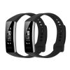 Set 2 Curele pentru Huawei Band 2 / Band 2 Pro, kwmobile, Silicon, Negru, 43318.47