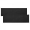 Set 2 Protectii perete autoadezive pentru usa auto 40 x 12 x 1.5 cm, Kwmobile, Negru, EVA, 46972.01