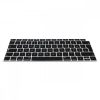 Husa pentru tastatura Apple MacBook Air 13" Retina (from end of 2018), Kwmobile, Negru, Silicon, 47031.01