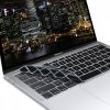 Husa pentru tastatura Apple MacBook Air 13" Retina (from end of 2018), Kwmobile, Negru, Silicon, 47031.01