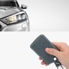 Husa Cheie Auto pentru Renault / Dacia - 4 Butoane - Keyless Go, Piele ecologica, Gri, 45656.73