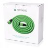 Furtun de gradina extensibil de 30 m Navaris, tub dublu de latex, pistol de pulverizare cu 7 modele, 47275.1