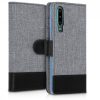 Husa pentru Huawei P30, Textil, Gri, 47417.01