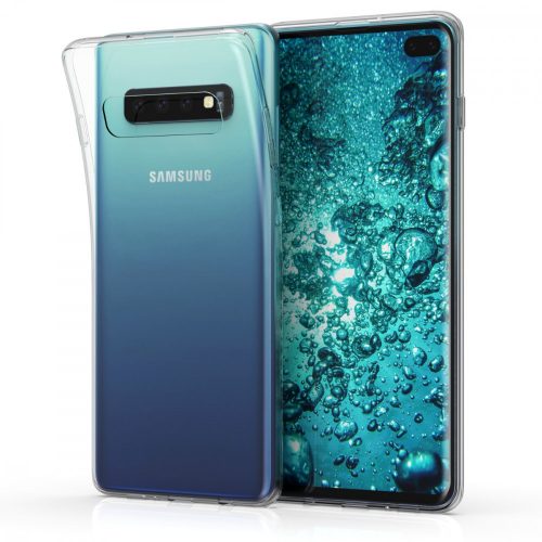 Husa pentru Samsung Galaxy S10 Plus, Silicon, Transparent, 47454.03