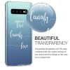 Husa pentru Samsung Galaxy S10, Silicon, Transparent, 47448.02