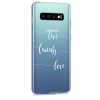 Husa pentru Samsung Galaxy S10, Silicon, Transparent, 47448.02