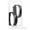 Set 2 Curele pentru Huawei Band 2 / Band 2 Pro, kwmobile, Silicon, Negru / Gri, 43318.22