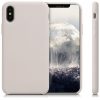 Husa pentru Apple iPhone X / iPhone XS, Silicon, Bej, 46313.11