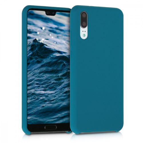 Husa pentru Huawei P20, Silicon, Albastru, 45689.62