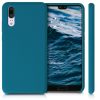 Husa pentru Huawei P20, Silicon, Albastru, 45689.62