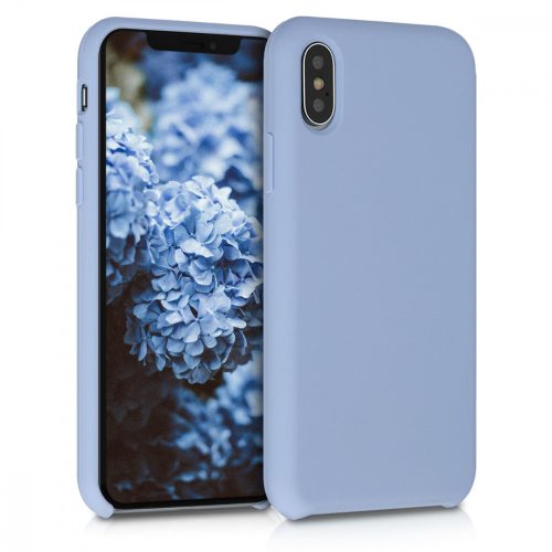 Husa pentru Apple iPhone X / iPhone XS, Silicon, Albastru, 46313.58