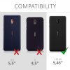 Husa pentru Nokia 1 Plus, Textil, Gri, 48021.01