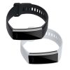 Set 2 Curele pentru Huawei Band 2 / Band 2 Pro, kwmobile, Silicon, Negru / Alb, 43318.48