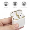 Aparatoare de praf pentru casti Apple AirPods 2/AirPods 1, Kwmobile, Auriu, Plastic, 48243.21