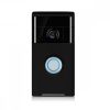 Husa de protectie pentru Nest Ring Video Doorbell 1, Kwmobile, Negru, Silicon, 48248.01