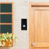 Husa de protectie pentru Nest Ring Video Doorbell 1, Kwmobile, Negru, Silicon, 48248.01