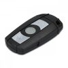 Carcasa Cheie pentru BMW - 3 Butoane - Keyless Go, kwmobile, Plastic, Negru, 48235.01