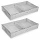 Set 2x Dulap sub pat cu dimensiune 91 x 50 x 14 cm si fereastra de vizionare, 46268.22.2