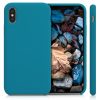 Husa pentru Apple iPhone X / iPhone XS, Silicon, Verde, 42495.62