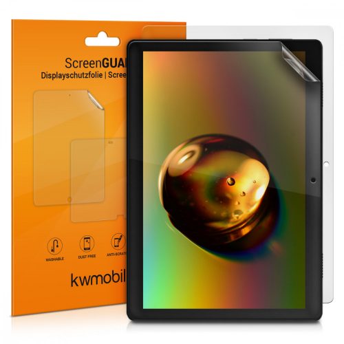 Set 2 Folii de protectie mate pentru tableta Lenovo Tab M10 , Kwmobile, Transparent, Plastic, 48375.2