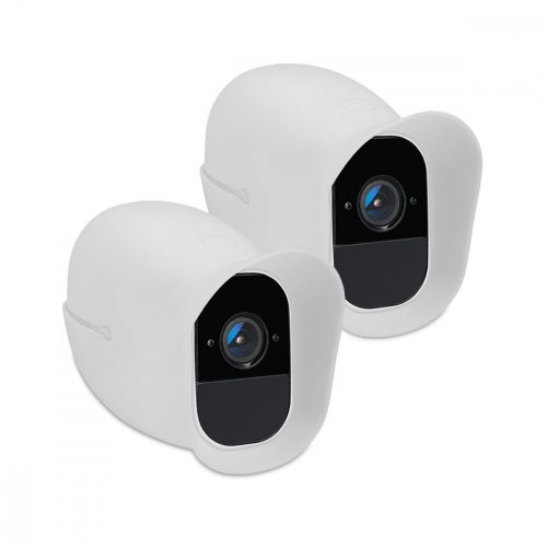 Set 2 Huse pentru camera de supraveghere Arlo Pro/Pro 2 Smart, Kwmobile, Alb, Silicon, 45852.02