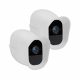 Set 2 Huse pentru camera de supraveghere Arlo Pro/Pro 2 Smart, Kwmobile, Alb, Silicon, 45852.02