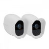 Set 2 Huse pentru camera de supraveghere Arlo Pro/Pro 2 Smart, Kwmobile, Alb, Silicon, 45852.02